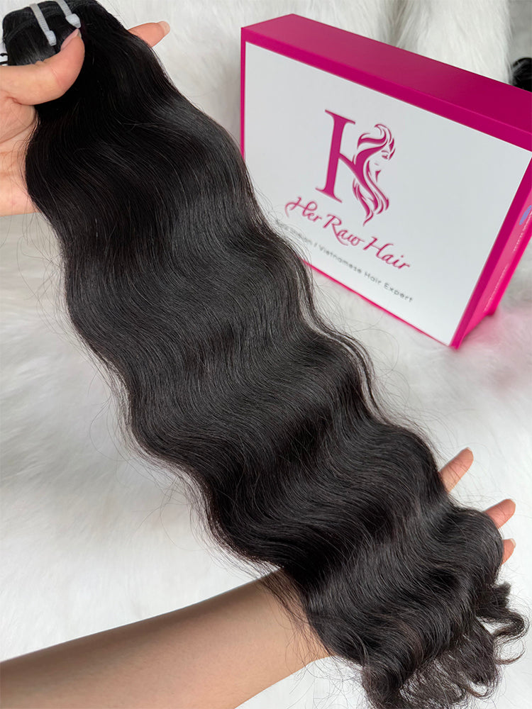 Indian Luxe Virgin wavy Hair Bundle Deal
