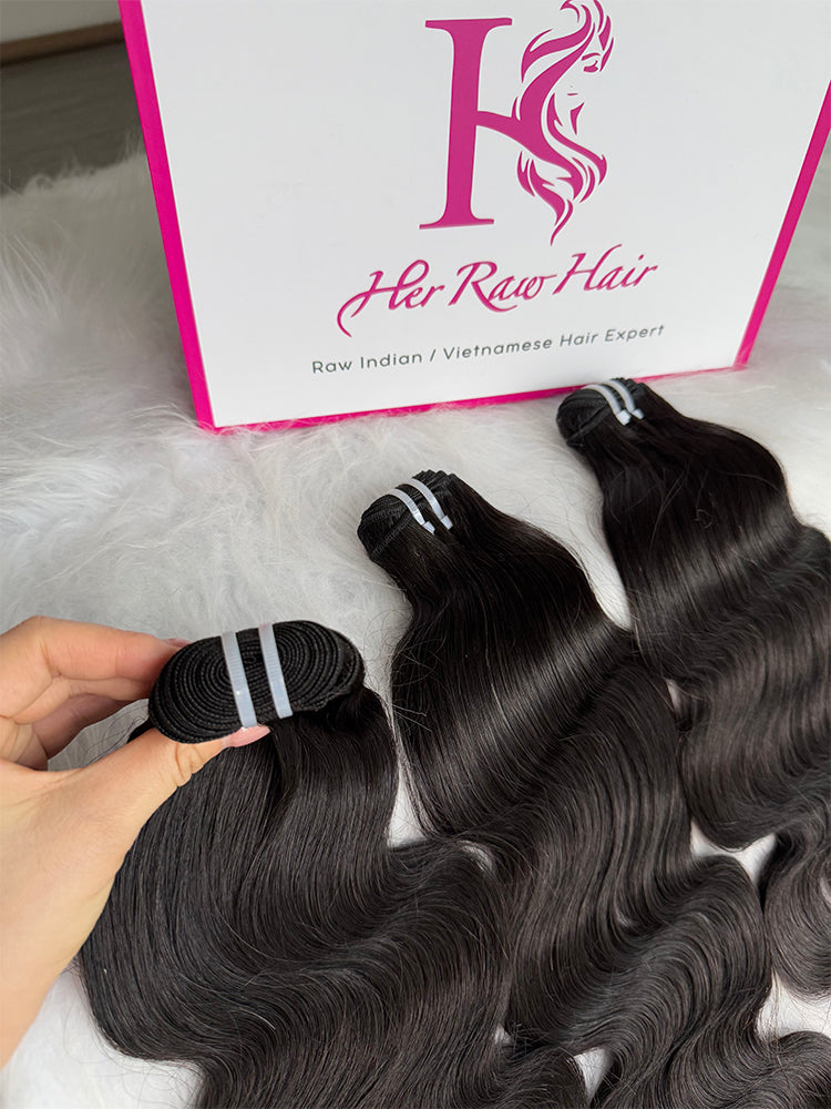 Indian Luxe Virgin body wave Hair Bundle Deal