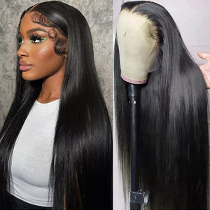 Indian Luxury Straight virgin hair HD Lace closure wig