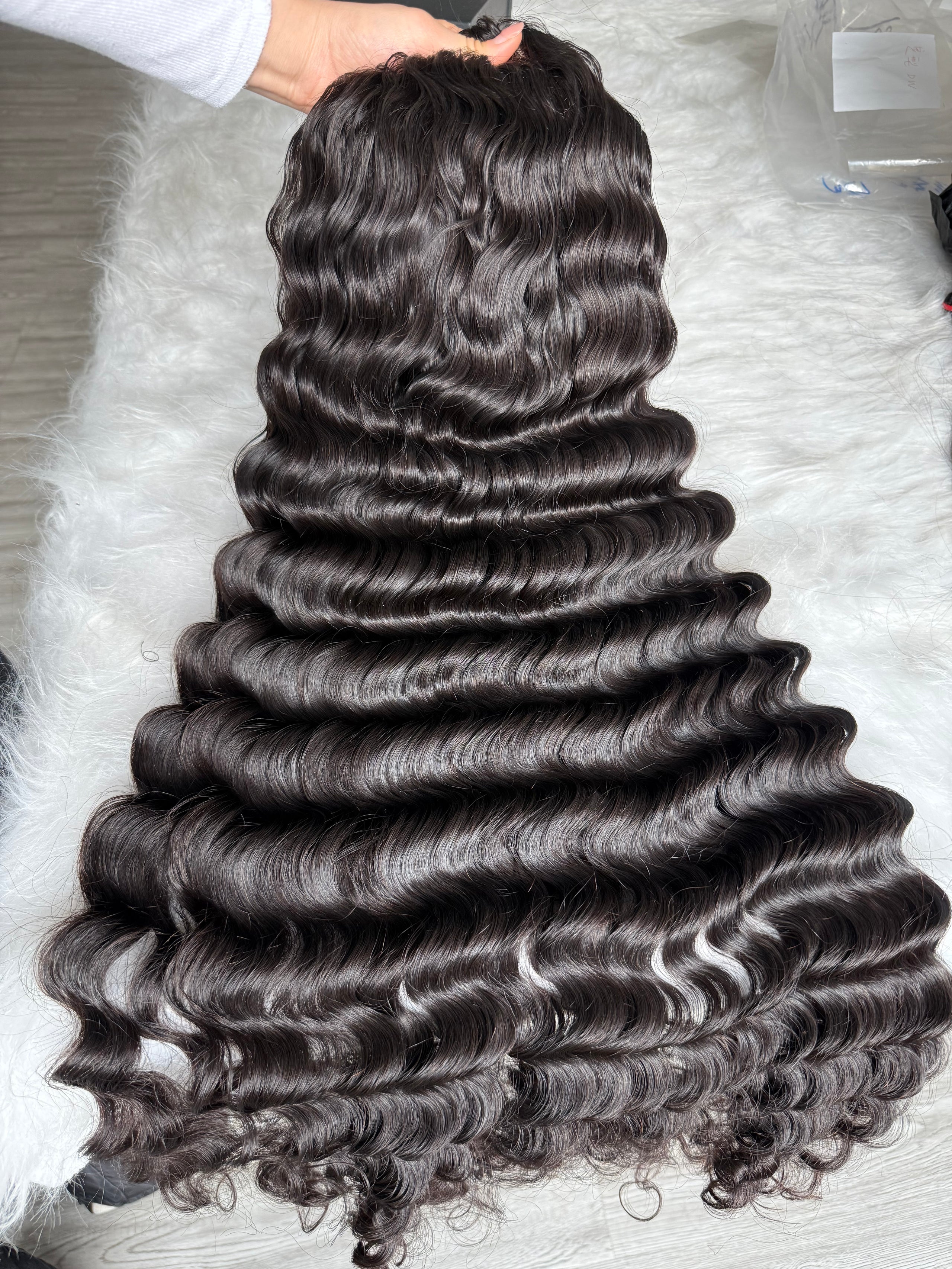 Indian Luxury Loose deep virgin hair lace frontal wig