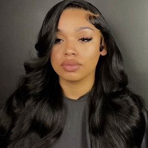 Indian Luxury Body wave virgin hair HD Lace closure wig