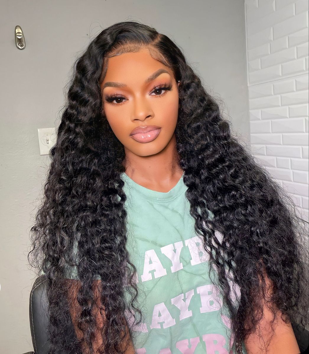Indian Luxury Loose deep virgin hair lace frontal wig