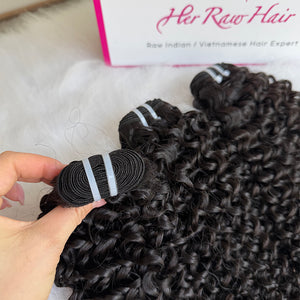 Indian Luxe Virgin Curly Hair Bundle Deal