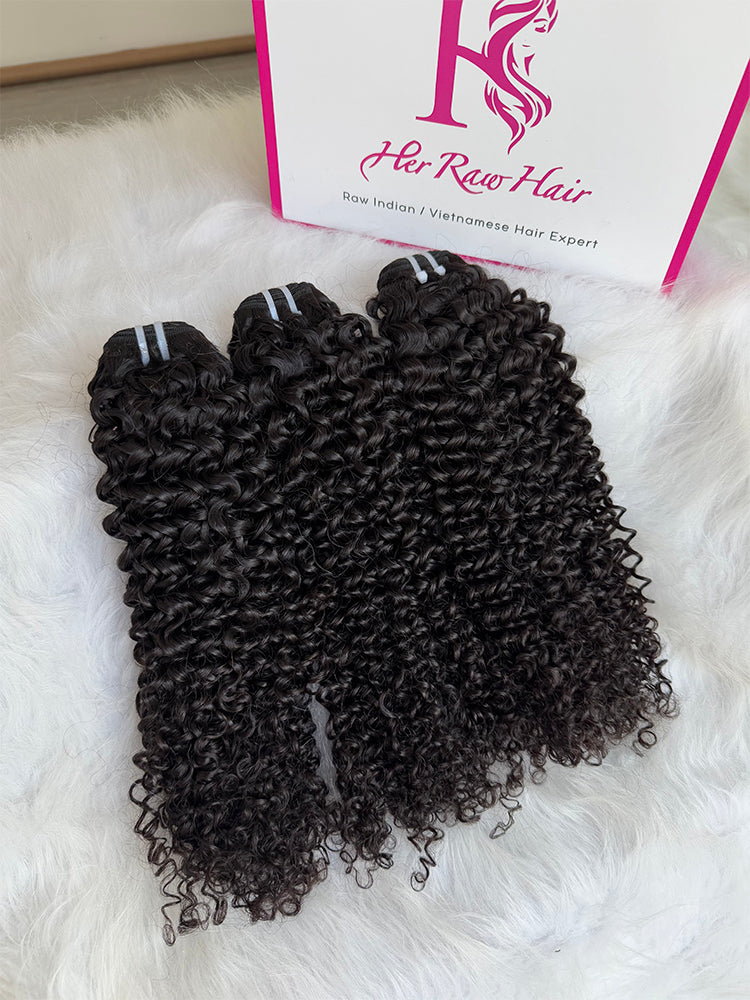 Indian Luxe Virgin Curly Hair Bundle Deal