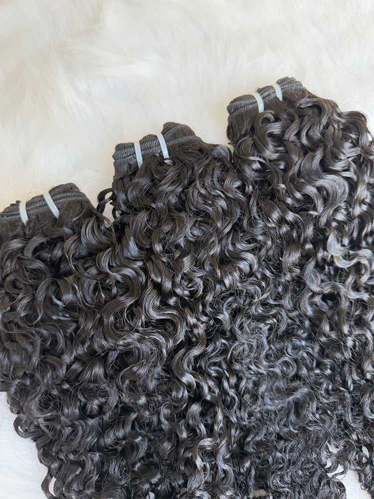 Indian Luxe Virgin Burmese Spiral Hair Bundle Deal