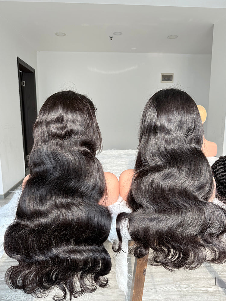 Indian Luxury Body wave virgin hair lace frontal wig