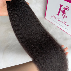 Indian Luxe Virgin kinky straight  Hair Bundle Deal