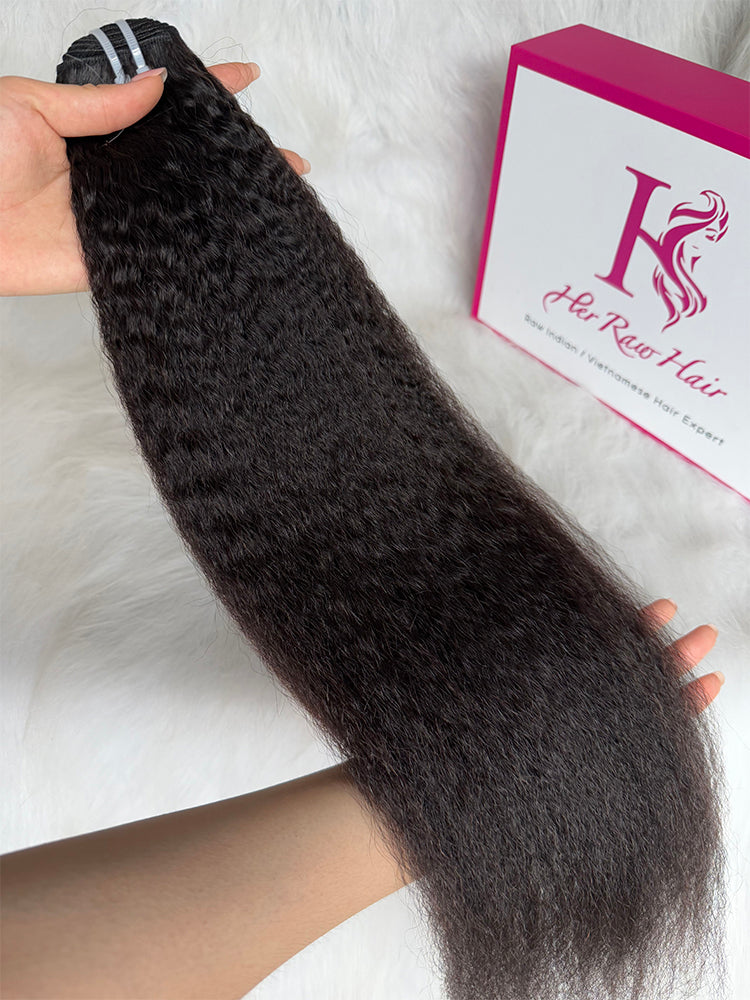 Indian Luxe Virgin kinky straight  Hair Bundle Deal