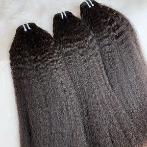 Indian Luxe Virgin kinky straight  Hair Bundle Deal