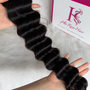 Indian Luxe Virgin loose deep Hair Bundle Deal