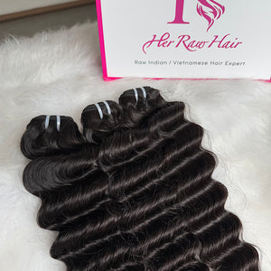 Indian Luxe Virgin loose deep Hair Bundle Deal
