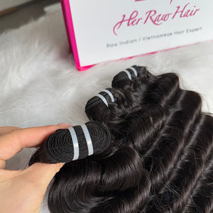 Indian Luxe Virgin loose deep Hair Bundle Deal