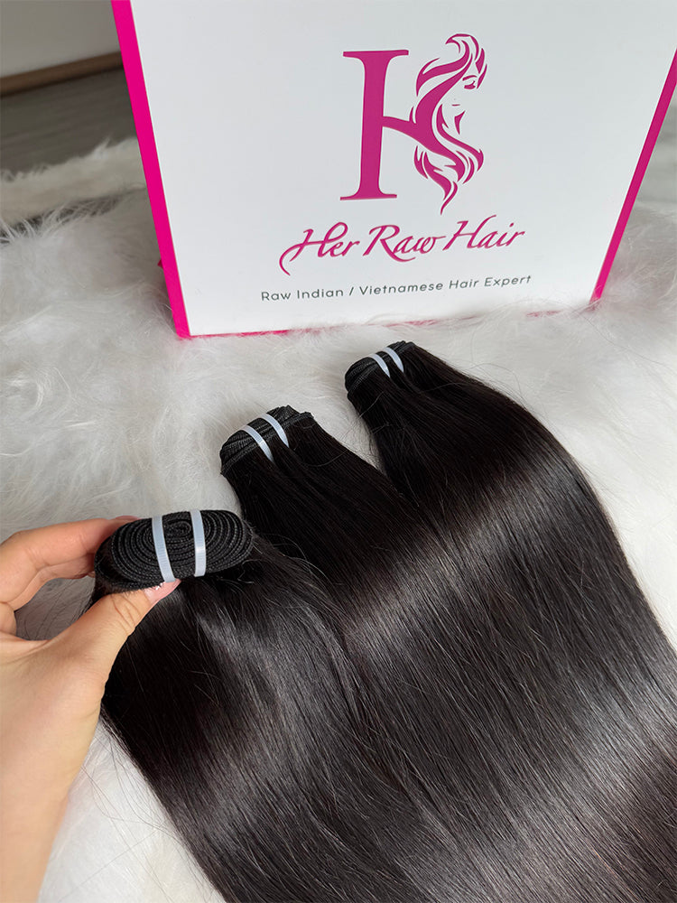 Indian Luxe Virgin Straight Hair Bundle Deal