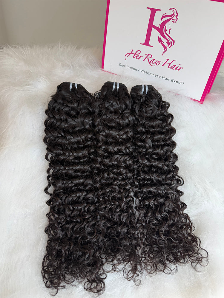 Indian Luxe Virgin Hair water wave  Bundle Deal