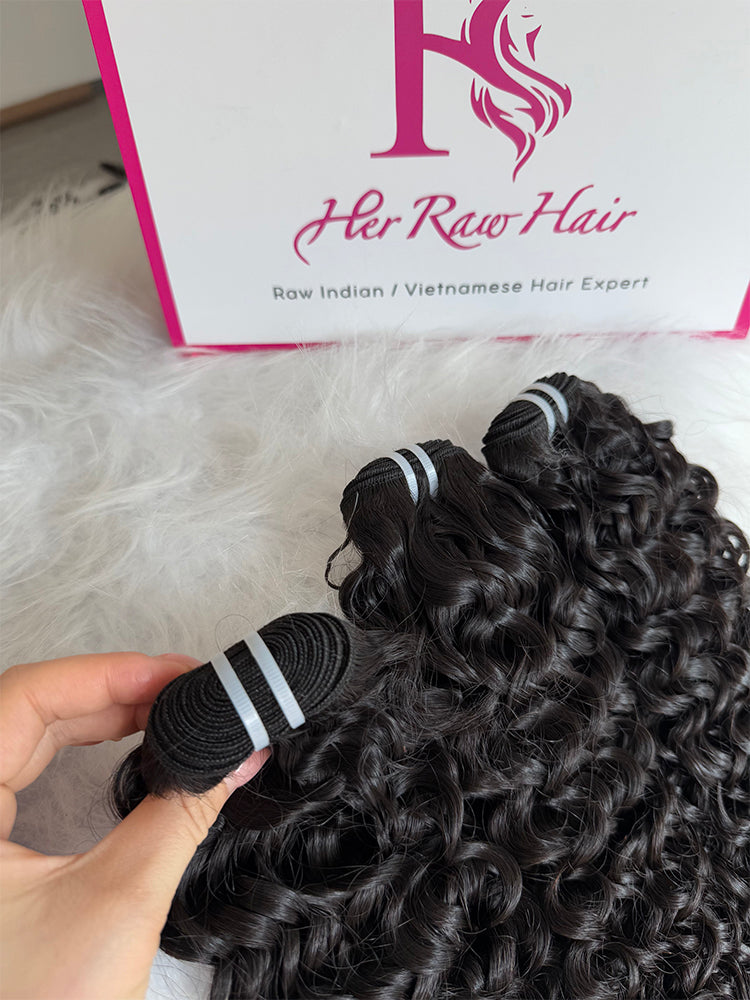 Indian Luxe Virgin Hair water wave  Bundle Deal