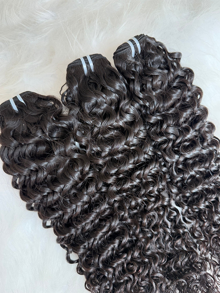 Indian Luxe Virgin Hair water wave  Bundle Deal