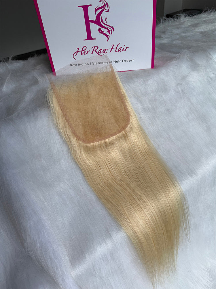 StraightblondeHDclosure6x6