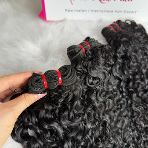 Cambodian Burmese Spiral curly Luxury Virgin hair bundle deals