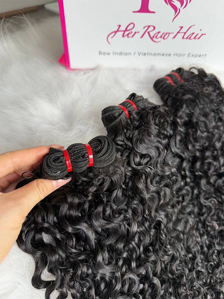 Cambodian Burmese Spiral curly Luxury Virgin hair bundle deals