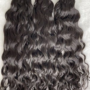 Raw Cambodian Curly Double Drawn Bundle Deal One Donor hair