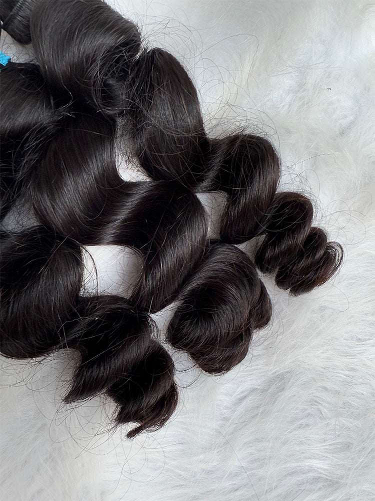 Luxury Virgin hair Cambodian Loose wave bundle deals