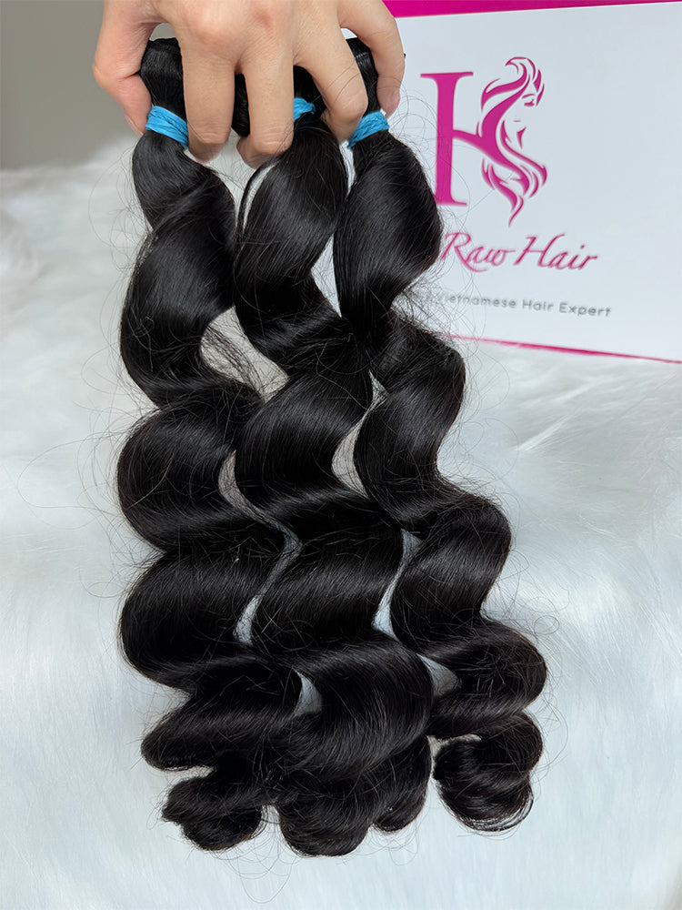 Luxury Virgin hair Cambodian Loose wave bundle deals