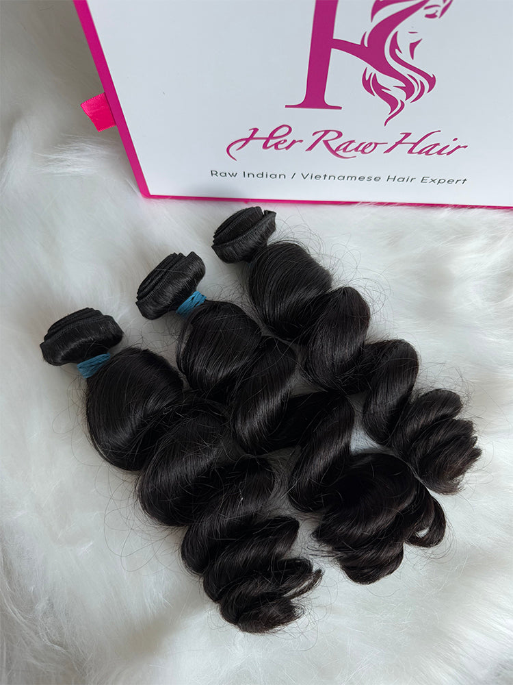 Luxury Virgin hair Cambodian Loose wave bundle deals