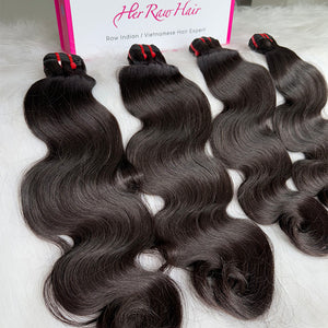 Raw Cambodian Body wave Double Drawn Hair Bundle Deal