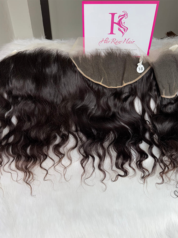 raw indian wavy HD lace frontal