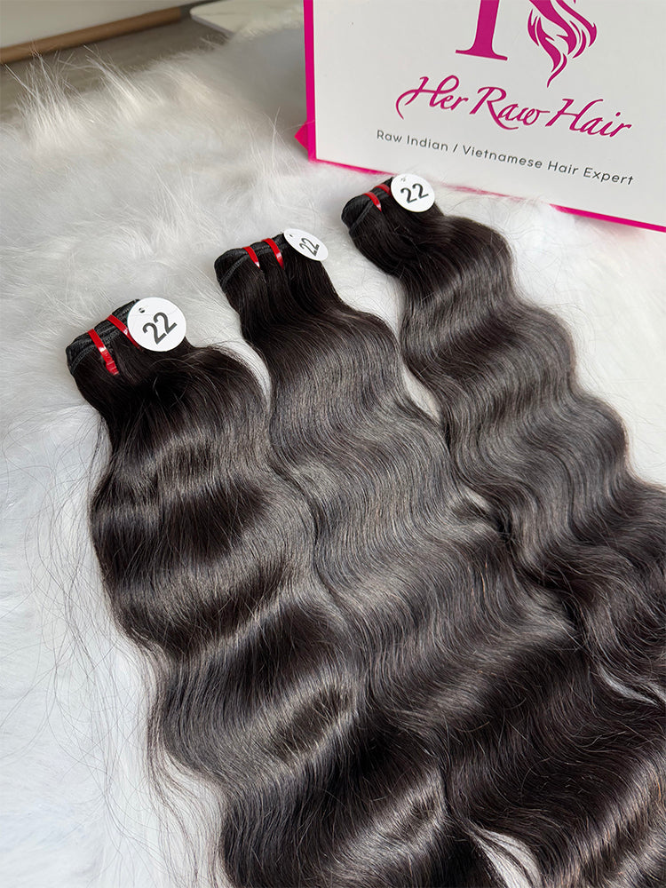 Luxury Virgin hair Cambodian wavy bundle deals