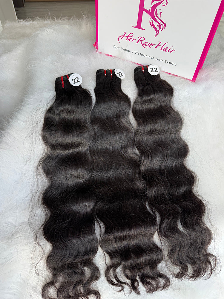 Luxury Virgin hair Cambodian wavy bundle deals
