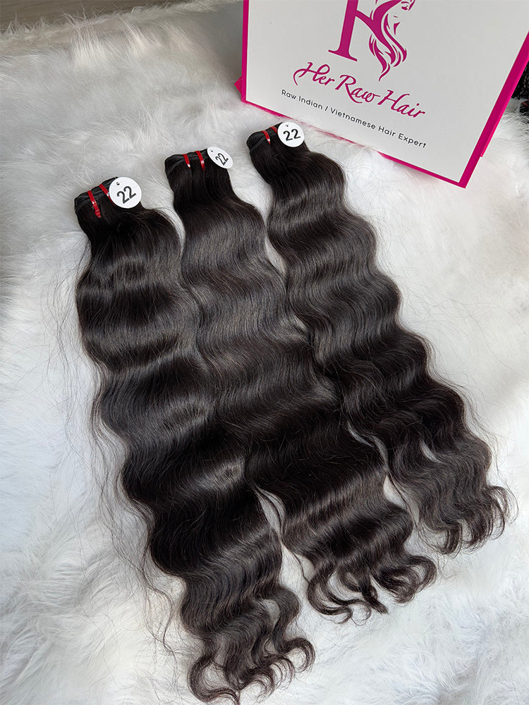 Luxury Virgin hair Cambodian wavy bundle deals