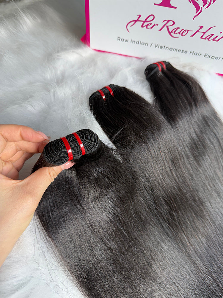 Luxury Virgin hair Cambodian Yaki straight bundle deals