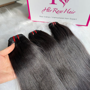 Luxury Virgin hair Cambodian Yaki straight bundle deals