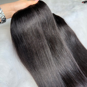 Luxury Virgin hair Cambodian Yaki straight bundle deals