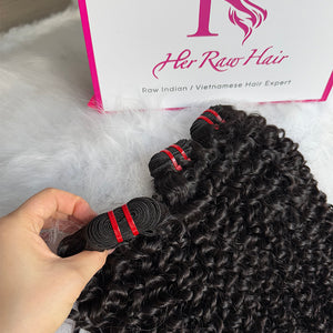 Luxury Cambodian Virgin hair Curly  bundle deals
