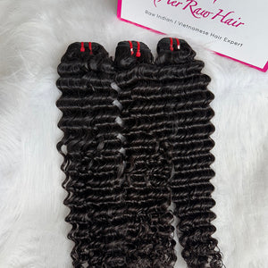 Luxury Virgin hair Cambodian Deep wave bundle deals