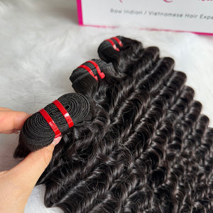 Luxury Virgin hair Cambodian Deep wave bundle deals