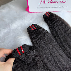 Luxury Virgin hair Cambodian Kinky Straight bundle deals