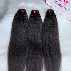 Luxury Virgin hair Cambodian Kinky Straight bundle deals