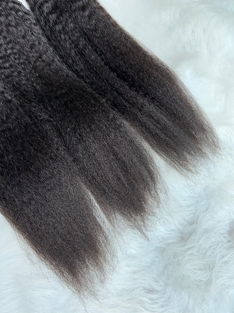 Luxury Virgin hair Cambodian Kinky Straight bundle deals