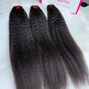 Luxury Virgin hair Cambodian Kinky Straight bundle deals