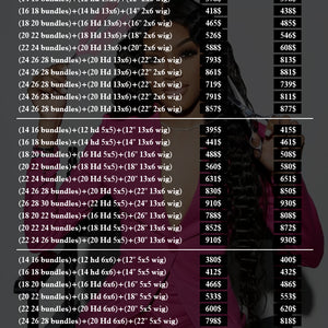 mix 160% wig+bundle+lace