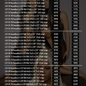mix 200% wig+bundle+lace
