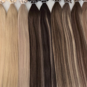 Straight K tip hair