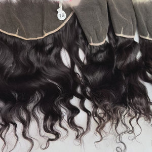 raw indian wavy HD lace frontal