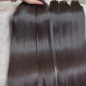 Vietnamese Hair Raw Double Drawn Bone Straight Bundles Deal
