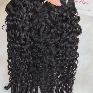 Indian Luxe Virgin Burmese Spiral Hair Bundle Deal