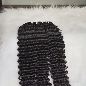 Indian Luxe Virgin deep wave Hair Bundle Deal