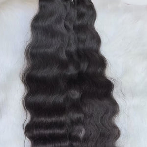 Indian Luxe Virgin wavy Hair Bundle Deal